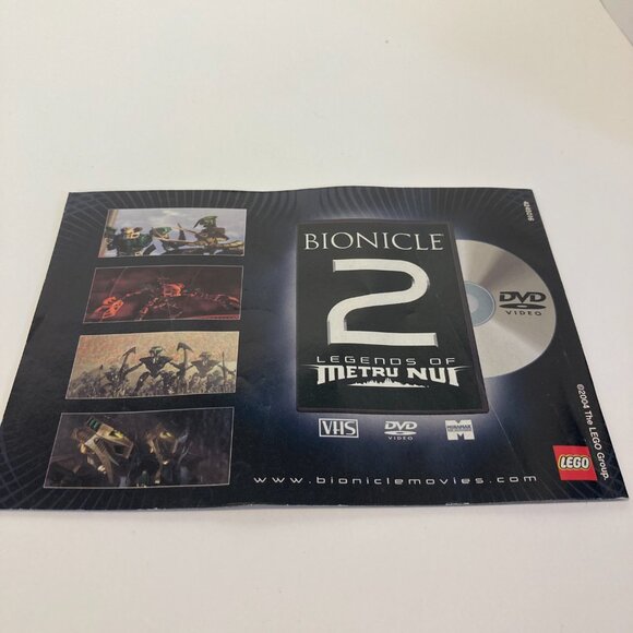 LEGO Bionicle Vahki 8614 Nuurakhu Red Figure With Disc and Manual - Picture 8 of 9